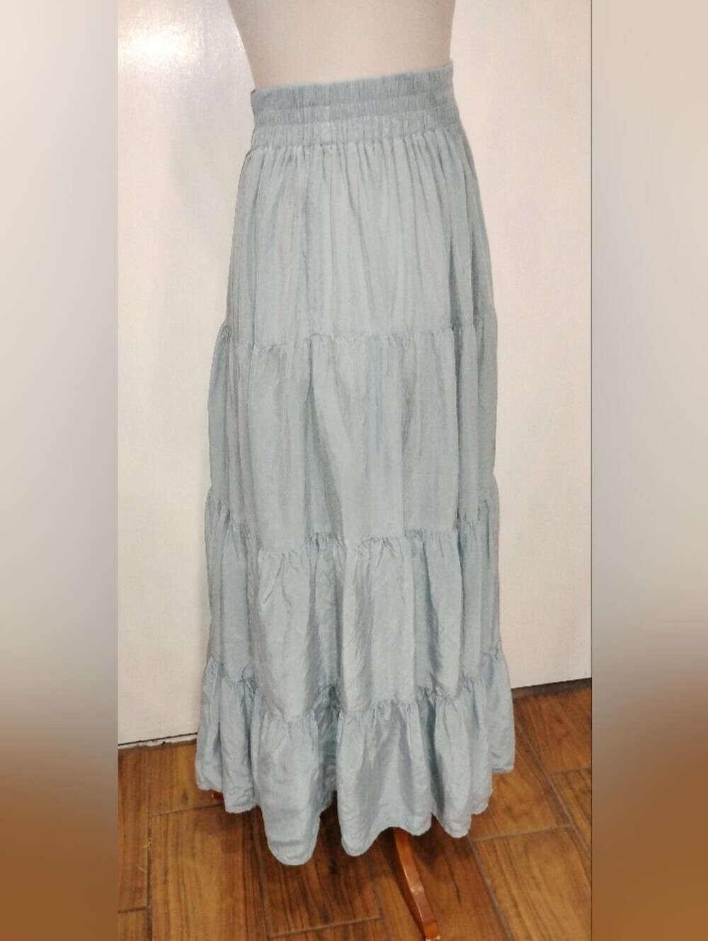 LONGHORN RAYON BROOMSTICK MAXI SKIRT